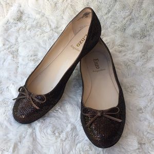 GUC Copper Glitter Ballet Flats by Enzo A.  Sz8.5